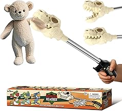 DINOBROS Dinosaur Grabber Toy - 16-Inch Interactive T-Rex Chomper, Dinosaur Fossil Claw Pickup Tool for Kids, Jurassic Dino Toy for Boys and Girls