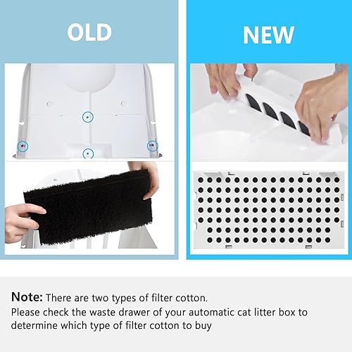 Miniatura 3 de CATLINK - Filtros de carbón activado de la caja de arena para gatos, solo para Scooper Luxury ProLuxury Pro-XYoungYoung Pro-X (6 almohadillas)