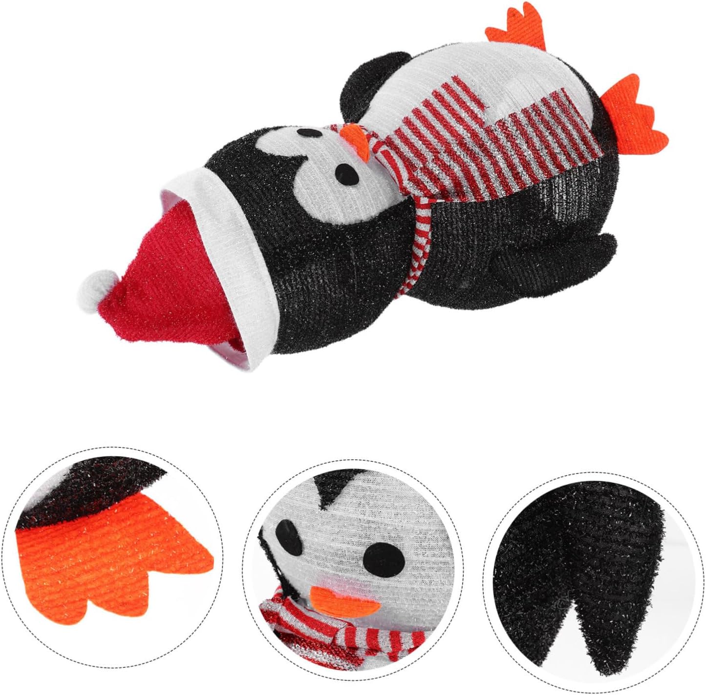 PRETYZOOM Penguin Lanterns Holiday Decor for Indoor and Outdoor Use Weather-Resistant Christmas Penguin Lamps for Festive Lawn Celebrations