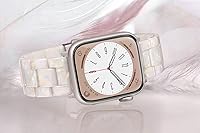 Vista 177 de Lightweight Resin Band For Apple Watch Series 11 10 SE 9 8 7 6 5 4 3 2 1 Ultra 3 2, Fashion Adjustable Replacement Strap for iWatch Bands 38mm 40mm