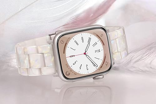 Miniatura 177 de Lightweight Resin Band For Apple Watch Series 11 10 SE 9 8 7 6 5 4 3 2 1 Ultra 3 2, Fashion Adjustable Replacement Strap for iWatch Bands 38mm 40mm