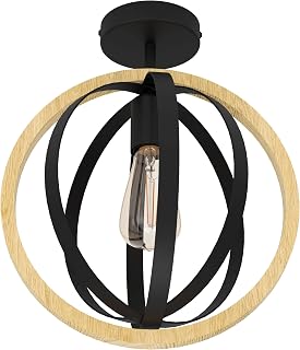 EGLO Deckenleuchte Basildon, 1-flammige Deckenlampe mit Reifen