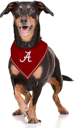 Miniatura 3 de NCAA Alabama Crimson Tide - Bandana con corbata, pequeñamediana. Bandana para perro, babero para mascotas, gatos, perros, el mejor día del juego,