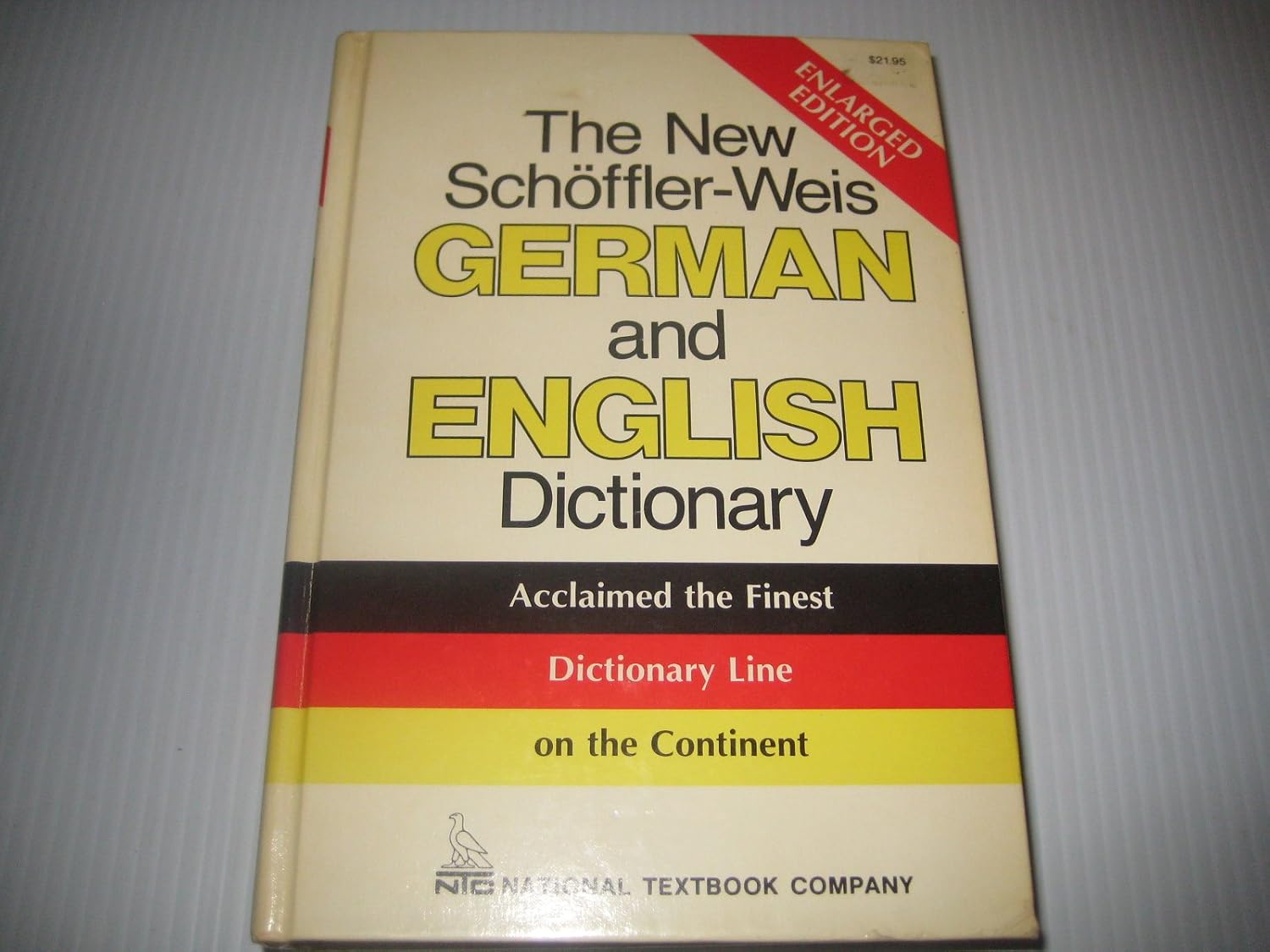 The New Enlarged Schoffler-Weis German and English Dictionary      Hardcover – January 16, 2001