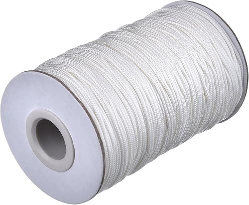 Miniatura 2 de outus 109 yards/rollo blanco trenzado Lift Shade Cord para ciegos sombra de aluminio, jardinería planta y la artesanía (1,4 mm)