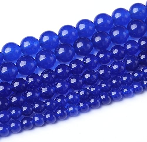 Miniatura 133 de Cuentas redondas sueltas de obsidiana negra de 0.236 pulgadas, cuentas de gemas naturales, cuentas de piedra energética de cristal para hacer joyas