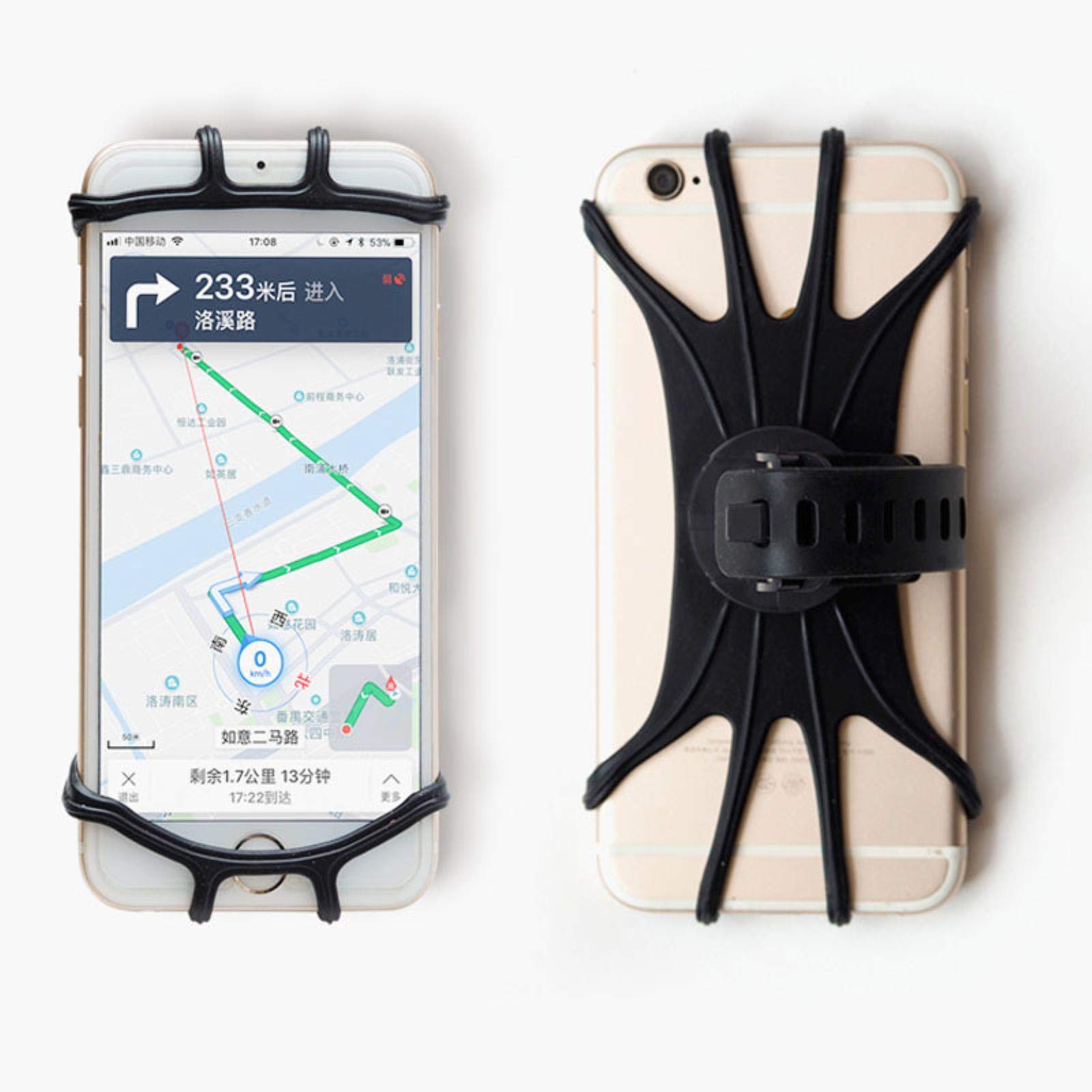 Supporto Universale Per Telefono In Silicone Per Moto E Bici - Multicolore