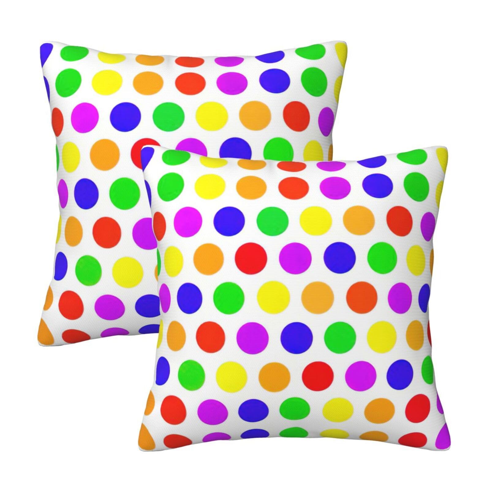 RRhgipp Beautiful Polka Dot Throw Pillow Cases Decorative Cushion Covers Couch Bed Sofa Decoration Xmas Gifts Bed