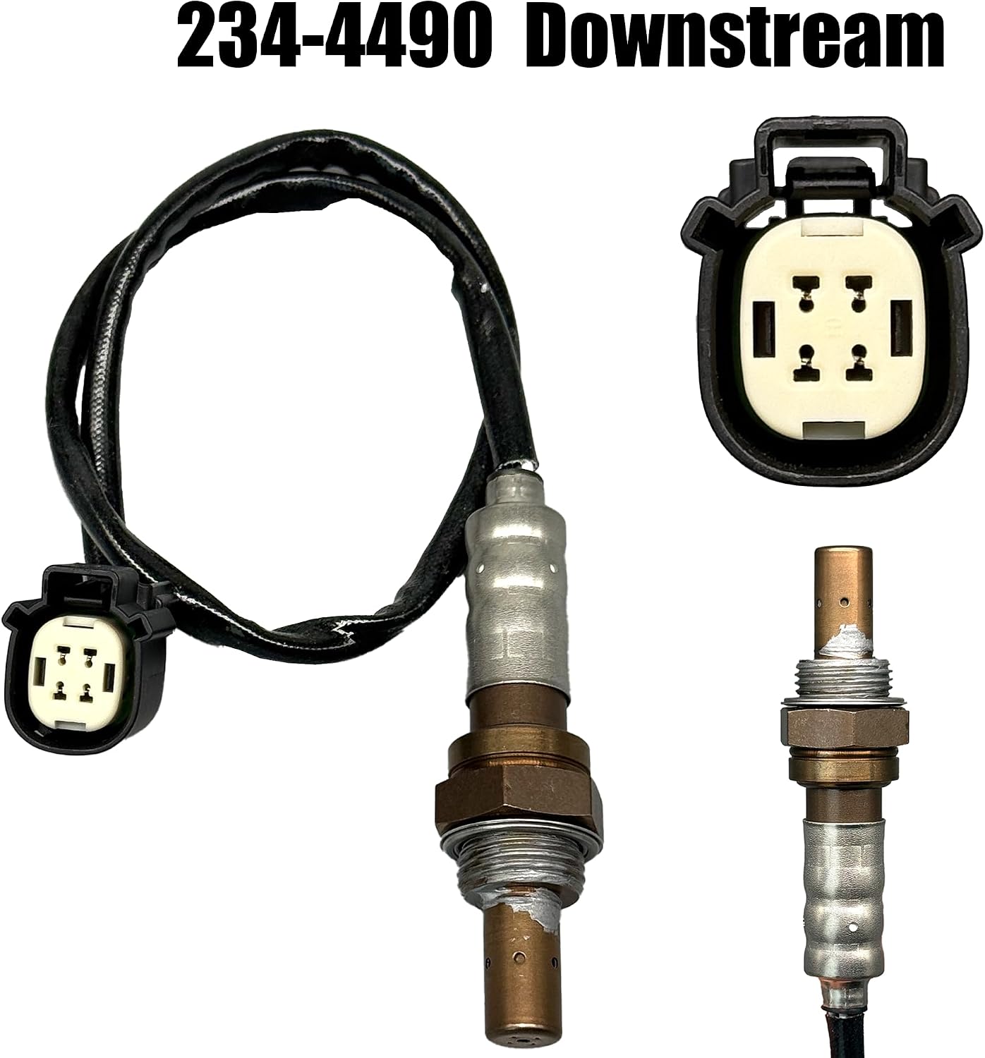 2 * 234-4490+234-5108+234-5113 Oxygen O2 Sensor Compatible with Ford F-150 3.5L V6 Turbocharged 2011 2012 2013 2014 Replaces 8F9Z9F472C 8F9Z9F472B BE5Z9G444A 234-5076