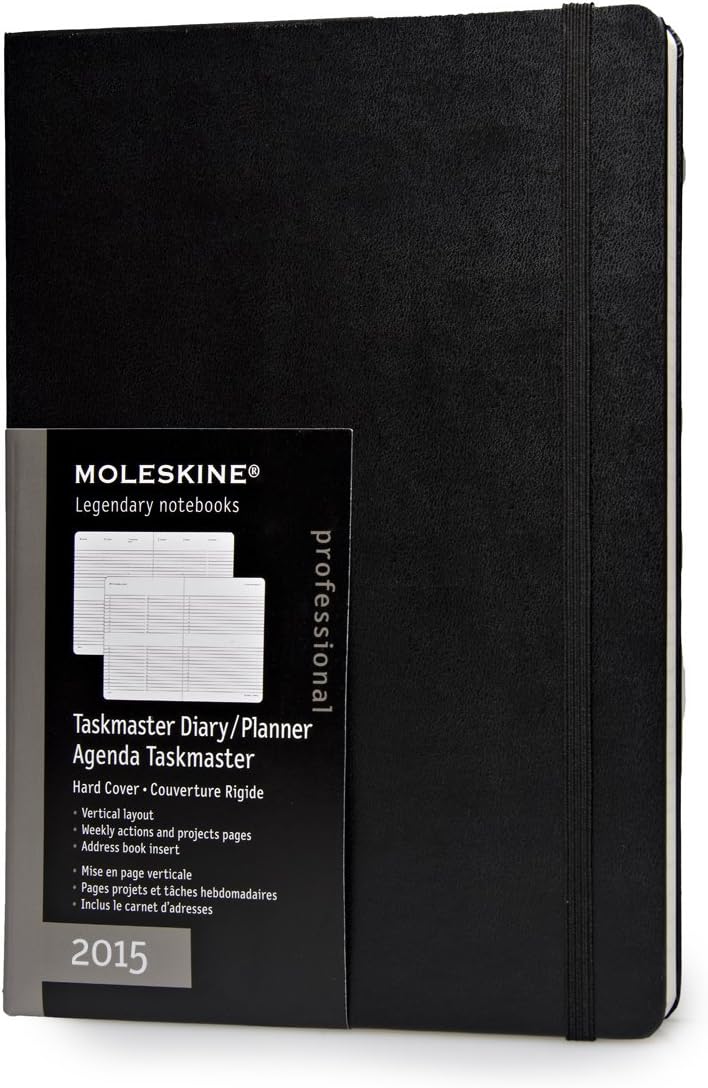 Moleskine Vertikal XL Schwarz 2015 Wochenkalender Amazon.de