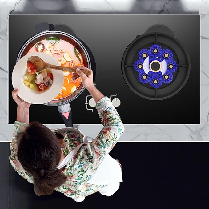 Estufa de Gas 2 Puestos, Fuente Dual GLP/GN, 5.2KW, con Temporizador y Protección miniatura 2