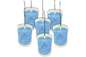 Glade Clean Car Air Freshener: Experience Pure Linen Bliss