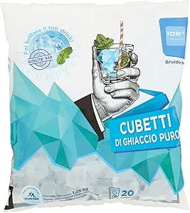 Odoria Cubetti Di Ghiaccio In Miniatura Per Casa Delle Bambole - Scala 1:12, Acrilico Trasparente, Set Di Accessori Per Bar E Cucina
