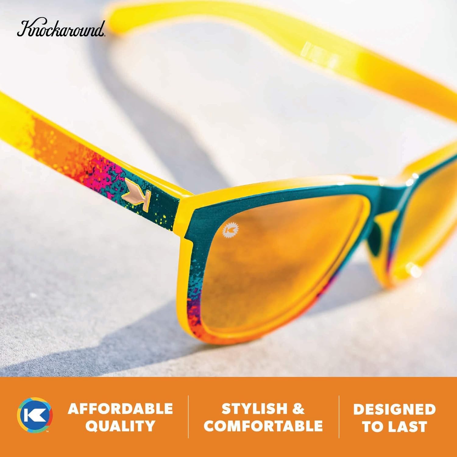 Knockaround Premiums Polarized Sunglasses for Men & Women - UV400 Protection