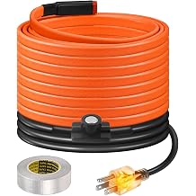 25FT Heat Tape for Water Pipe Freeze Protection 8W/FT