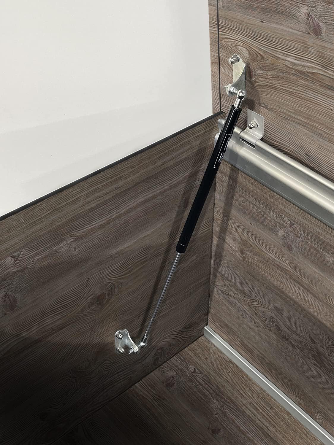 Foreman Waterproof Deck Box - made from Compact Laminate and Anodized Aluminum. Includes a Dark Grey, UV resistant seat Cushion with a washable cover and a Nylon deck box cover, 120 Gallon, Amaretto