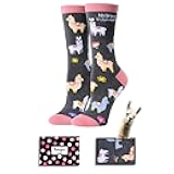 HAPPYPOP Funny Animal Gifts for Women - Novelty Farm Animal Print Socks for Teen Girls