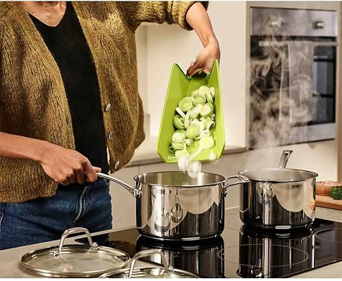 Miniatura 6 de Joseph Joseph Chop2Pot Plus Tabla de cortar plegable (Regular) - Verde Mediano