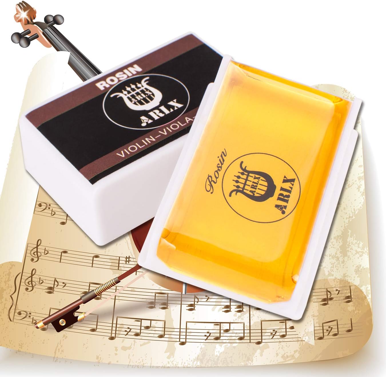 Rosin 4 Pack Violin Rosin for violin viola or cello bow