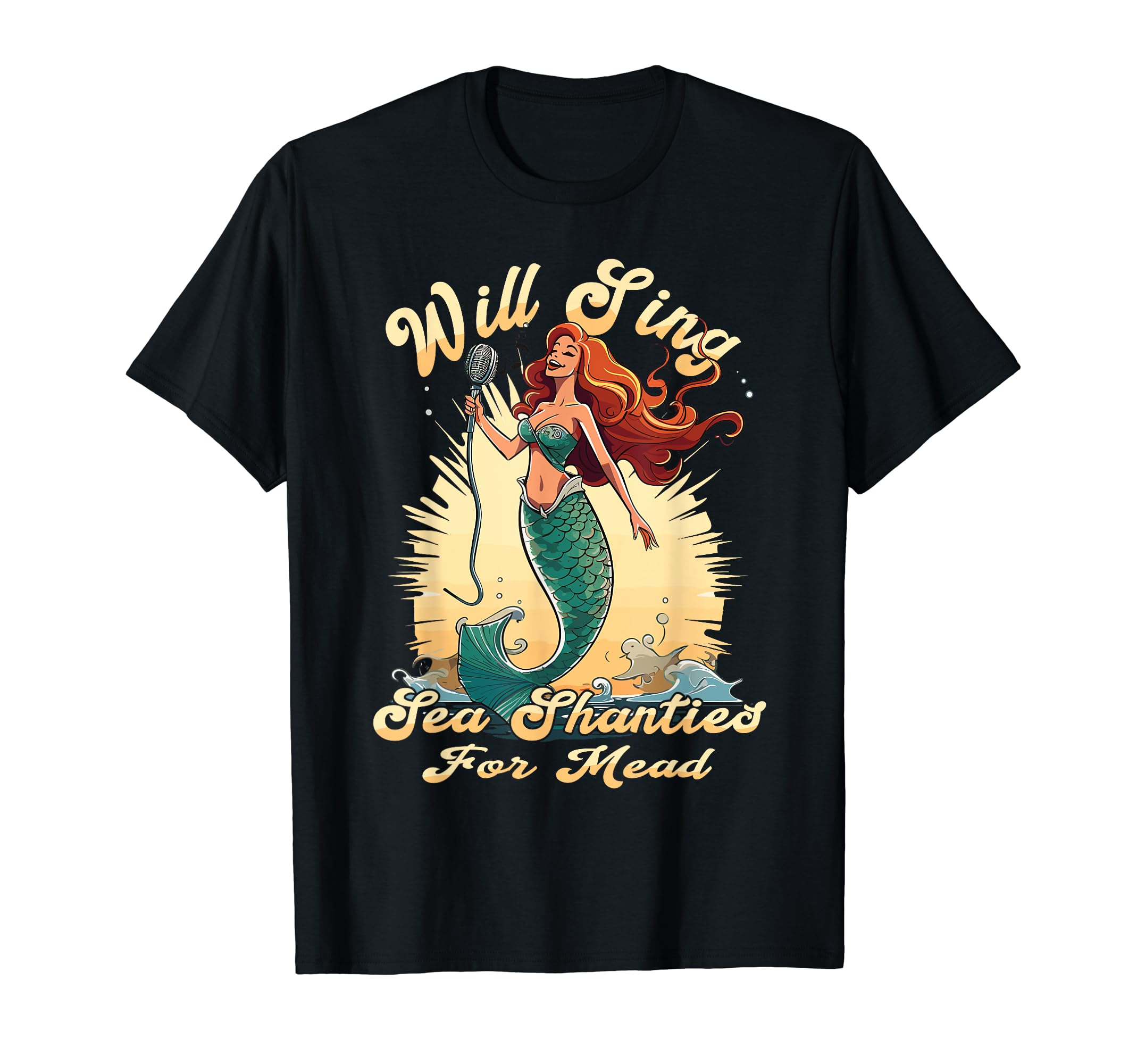 sing sea shantie Design for loves singing boating sea shanty T-Shirt