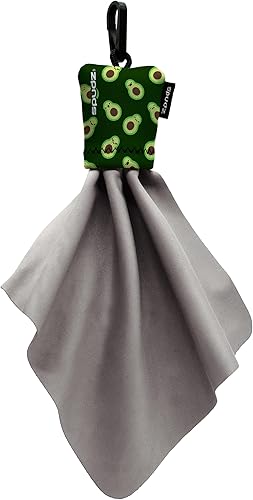 Miniatura 14 de SPUDZ Limpiador clásico de lentes de microfibra, bolsa con clip, lavable, para binoculares, visores, gafas, pantallas, unicornio pastel, 6 x 6