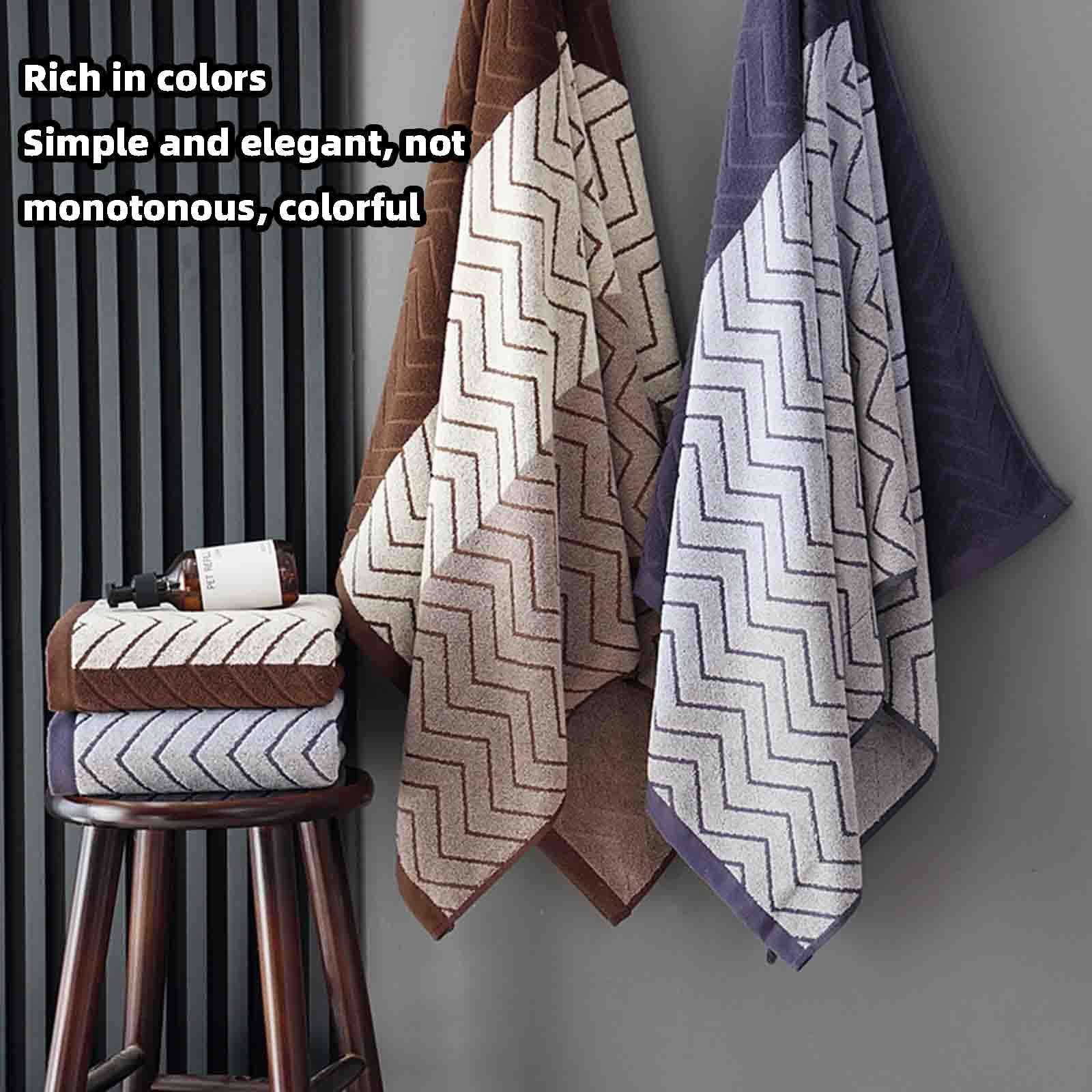 JUSHZ Mikrofaser Badetuch Strandtuch Duschtücher Badetücherbeach Towel Badehandtuch Strandtücher Strandhandtuch Handtücher Frottee Struktur Herren Baumwolle Weich Bequem Für Paare (140x70cm,Brown)