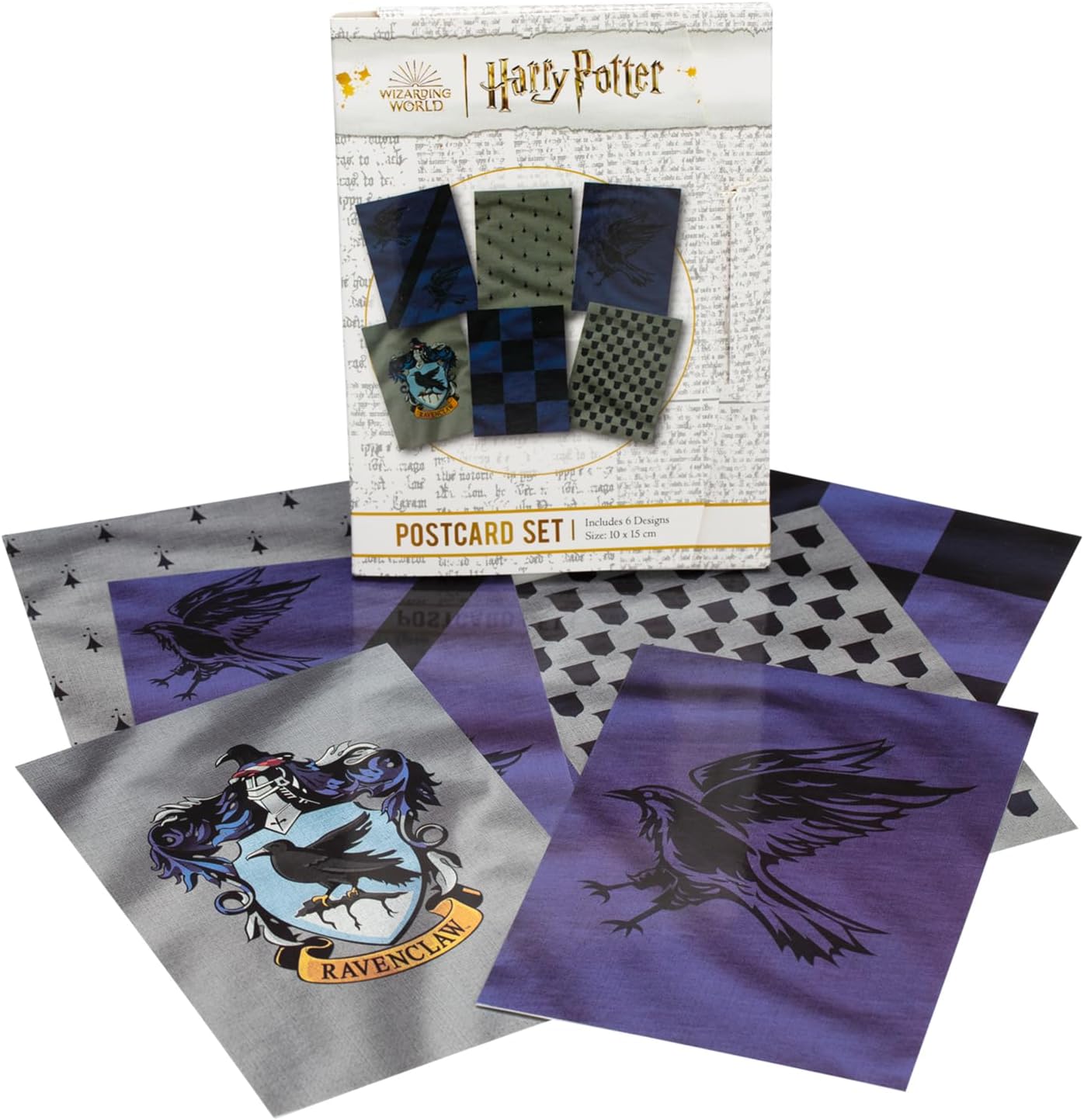 Pyramid International Harry Potter Ravenclaw Crest Premium Gift Set – Great for Ravenclaw Fans, Complete with Keyring, Pen, Insulated Bottle, A5 Notebook & Postcard Set image 5