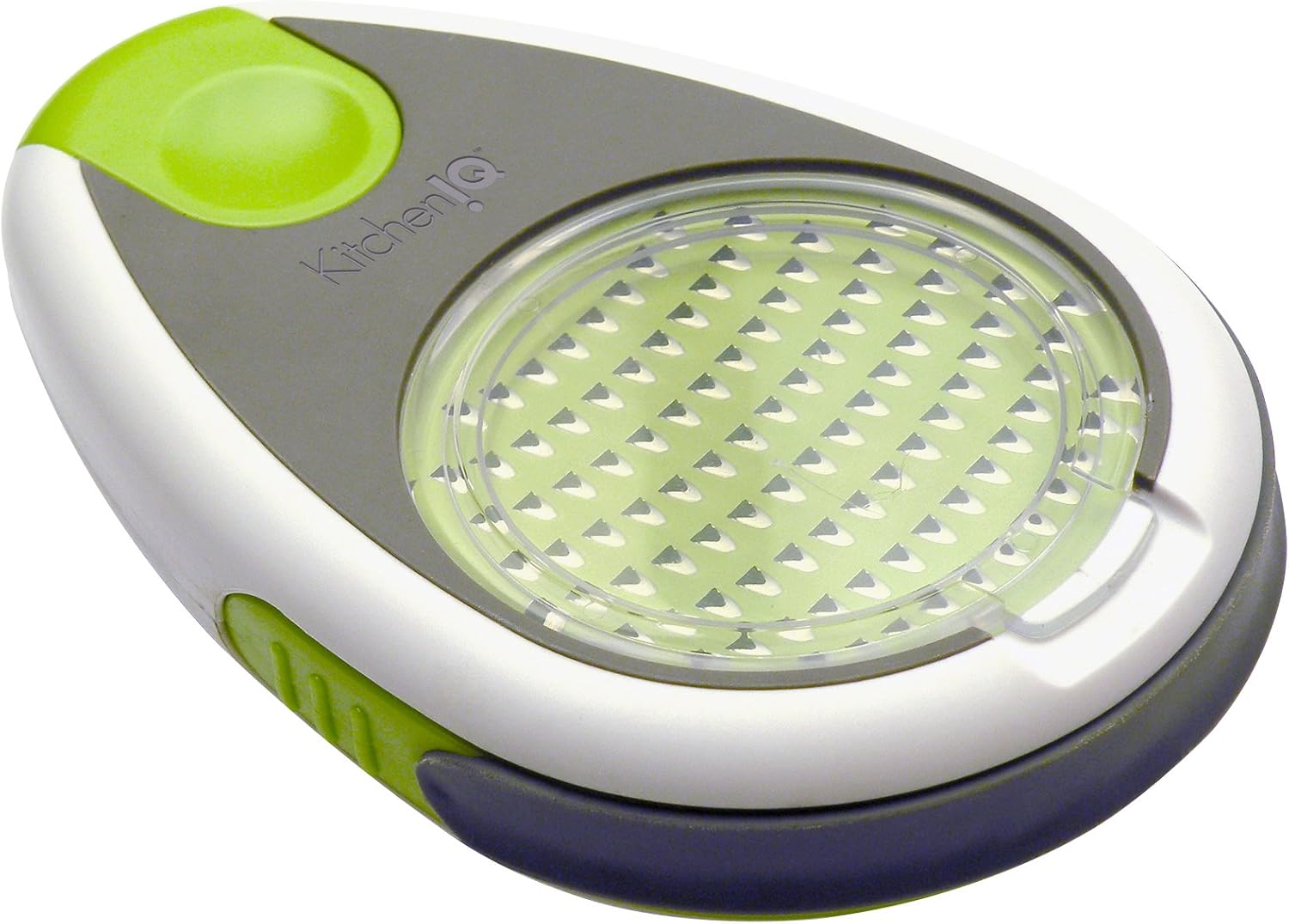KitchenIQ Ginger Grater Tool,White/Green Home & Kitchen