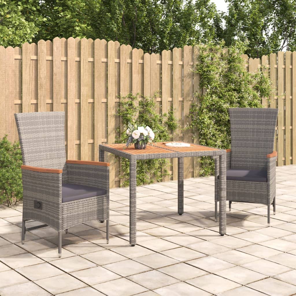 Salon de jardin avec fonction allongée et dossier réglable pour un confort sur mesure