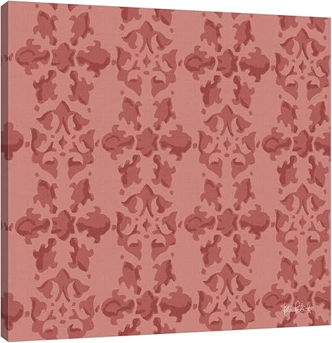 Jaxson Rea "Vintage Petals Pattern VD Gallery Wrapped Canvas by Katie Pertiet, 36" x 36"