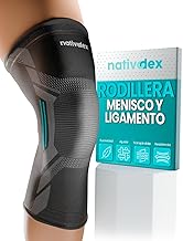NativoDex Ginocchiera con menisco e legamento - Compressione del ginocchio per uomini e donne