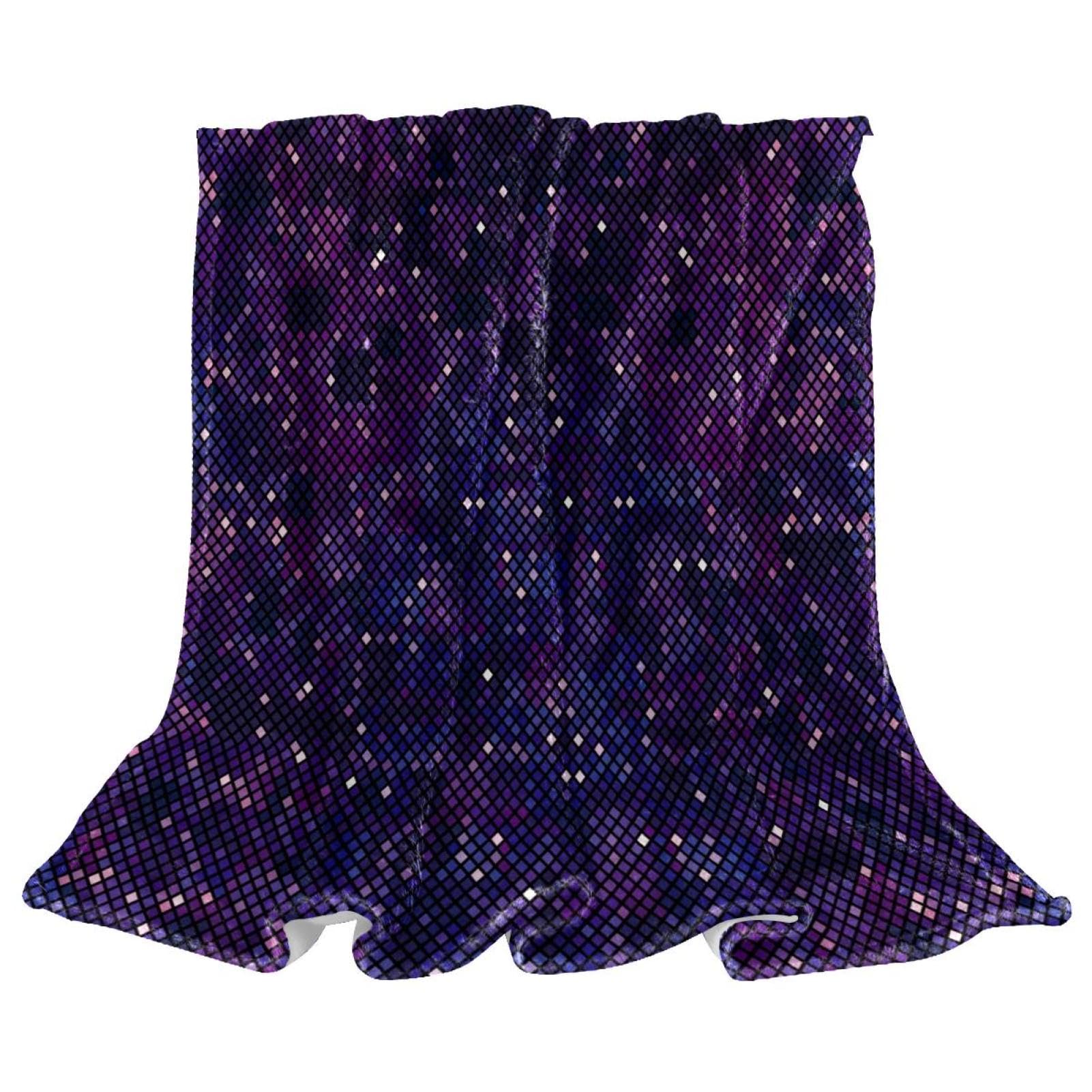 Couverture polaire pourpre doux plaid chaud pour lit canapé et chaise couverture 150x100cm