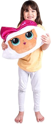 Miniatura 20 de DreamWorks Gabby's Dollhouse Cakey - Ropa de cama para niños, súper suave, almohada de peluche, por Franco, 17.5 x 15 x 5 pulgadas