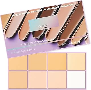 Paleta de corrector de crema mate suave de 8 ...