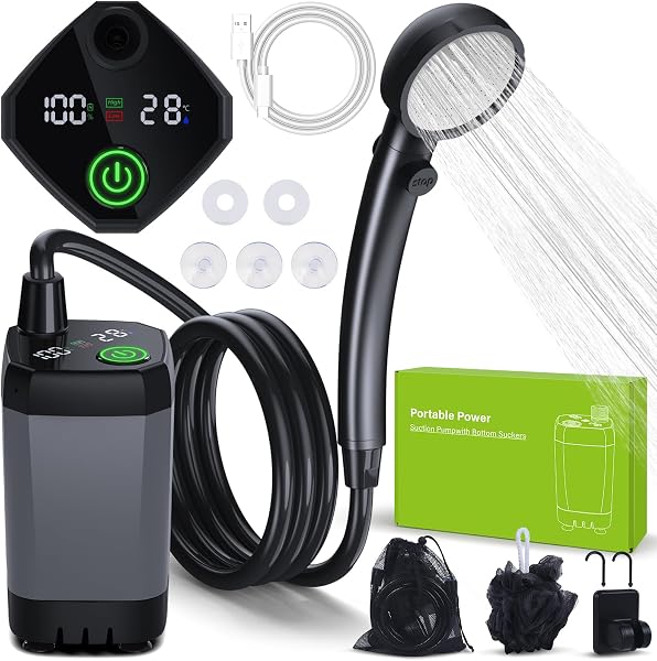 Spopal Ducha Camping Portátil 6000mAh