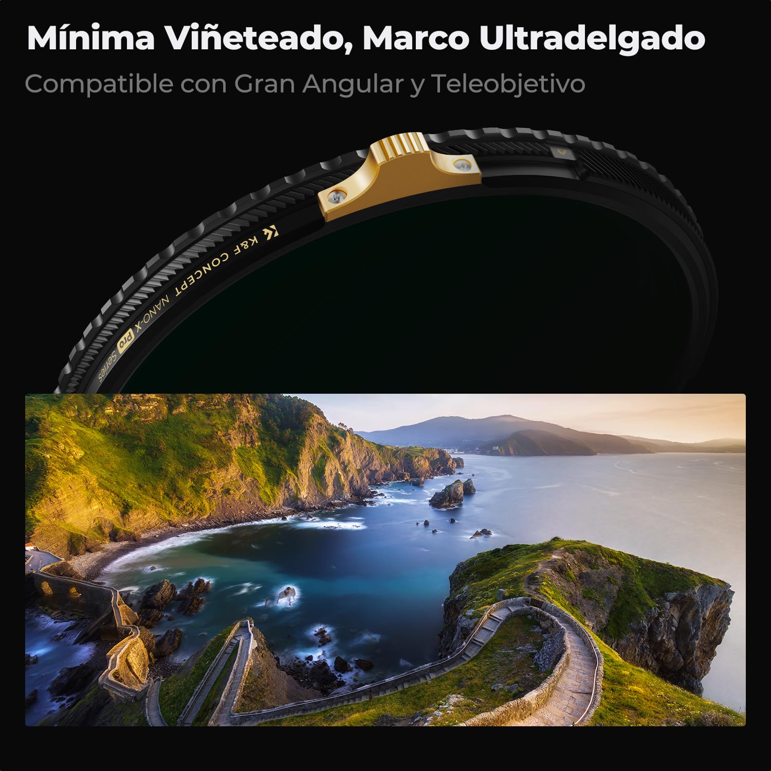 K&F CONCEPT Nano-X Pro 67MM Filtro ND 2-32 & CPL 2 en 1 Marco de Latón | Vidrio Óptico HD con Revestimiento Nano, Anti-reflejo y Sin Viñeteado para Fotografía Profesional de Paisaje y Vídeo - FA901