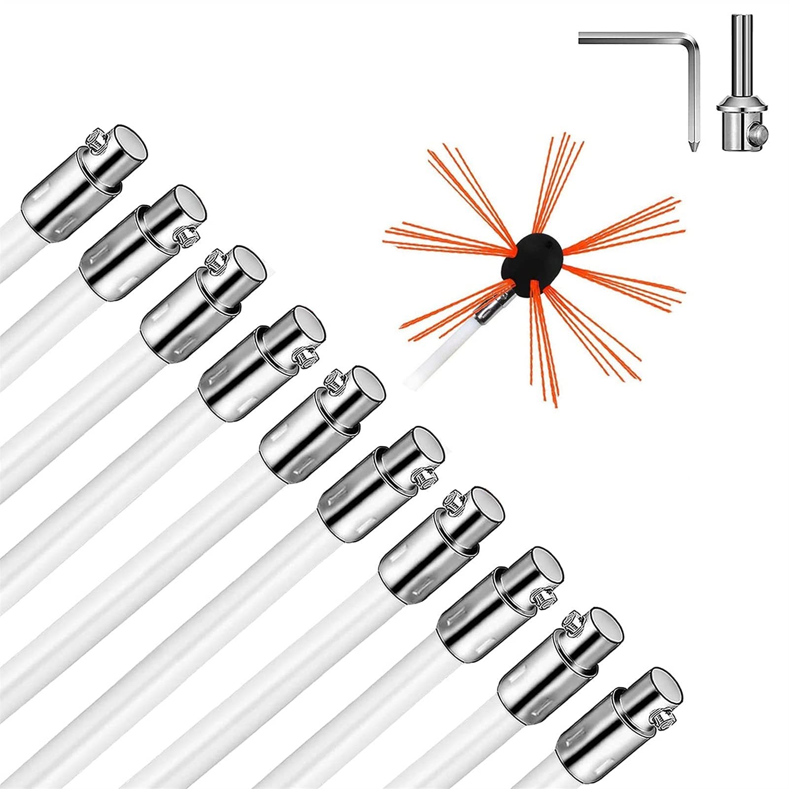 33 Ft Dryer Vent Cleaning Brush Dryer Vent Cleaner Kit