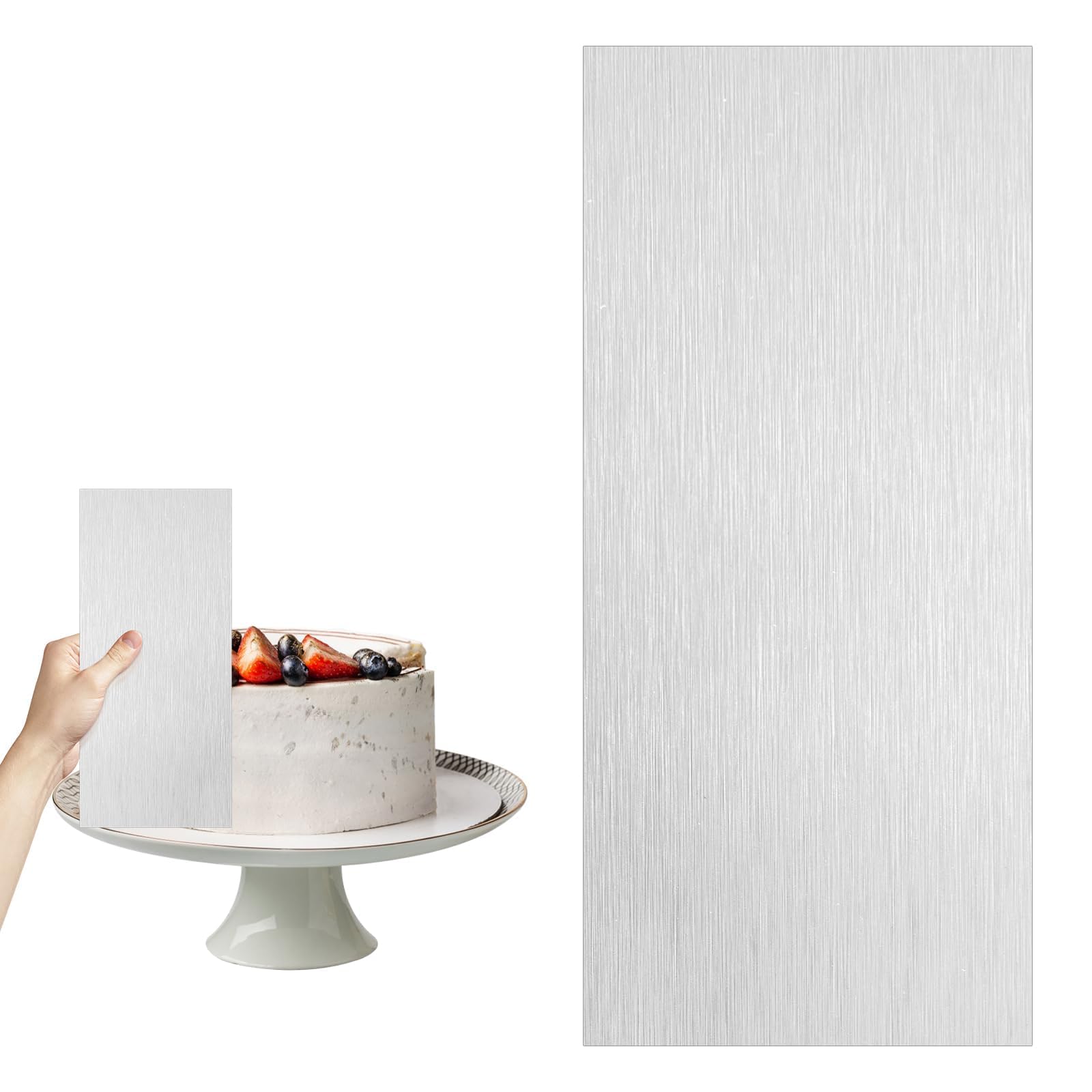 10 raschietti in plastica flessibile per torte, spatola trasparente per crema e glassa, spatola per pasticceria, per fai da te, cucina, panetteria, decorazione torte