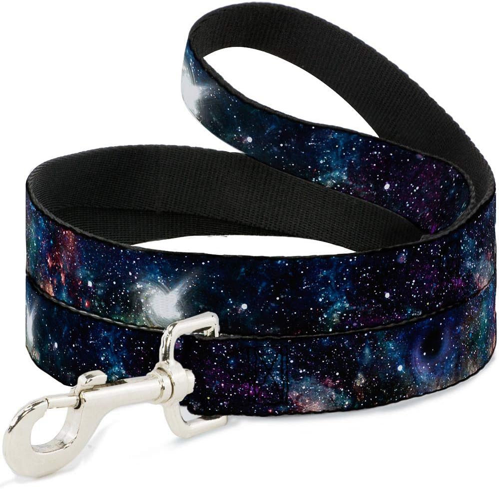Buckle-Down Pet Leash - Galaxy Collage - 6 Feet Long - 1" Wide