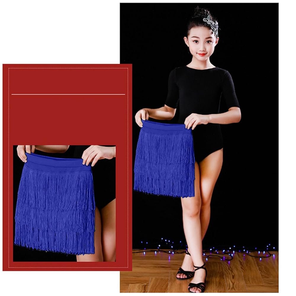 Gonna Da Ballo Con Nappe Per Bambina - Frange A Strati, Vita Elastica - Per Danza Moderna E Spettacoli - Foto 6