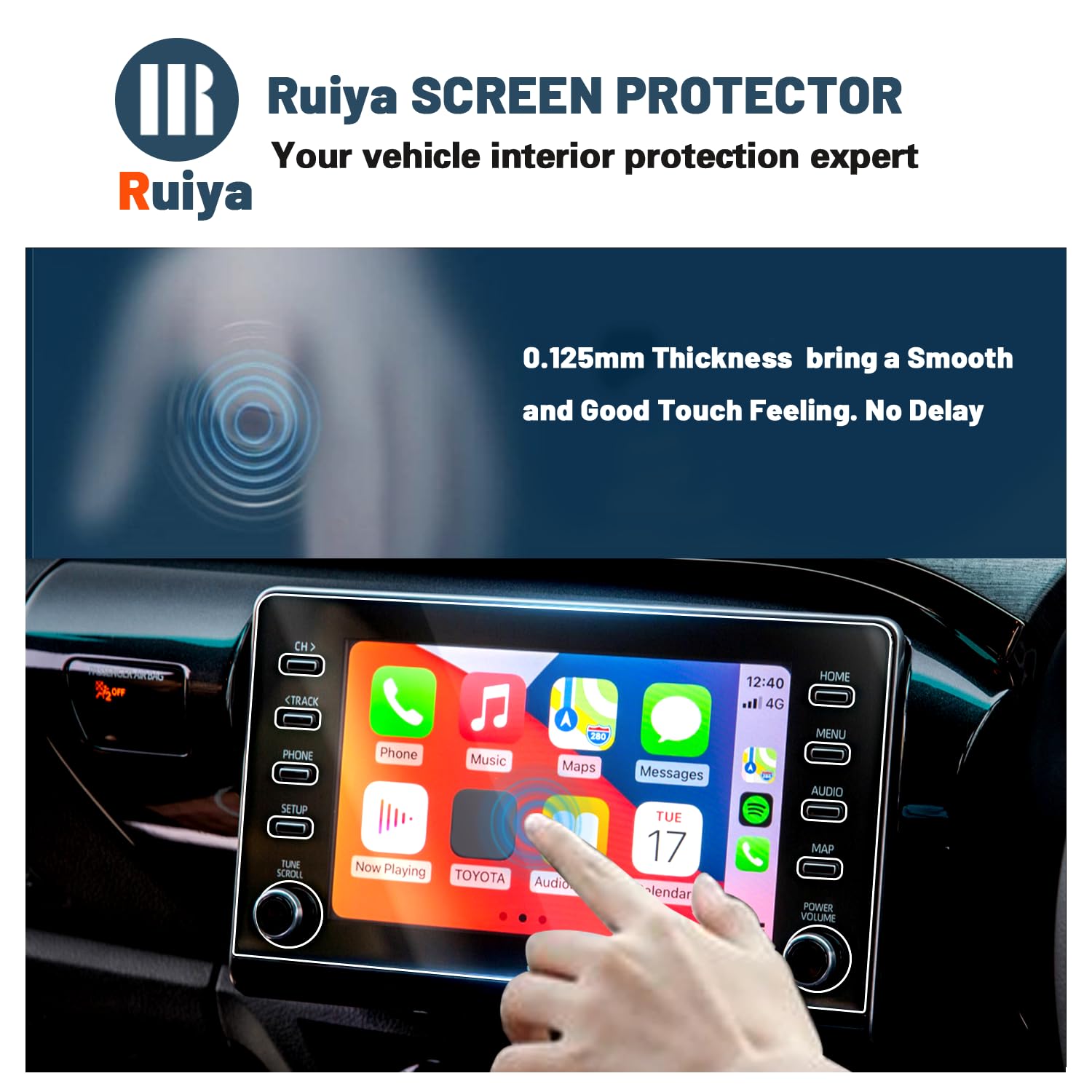 Ruiya Para 7" Toyota Hilux AN120/AN130 2016-2020 Protector De