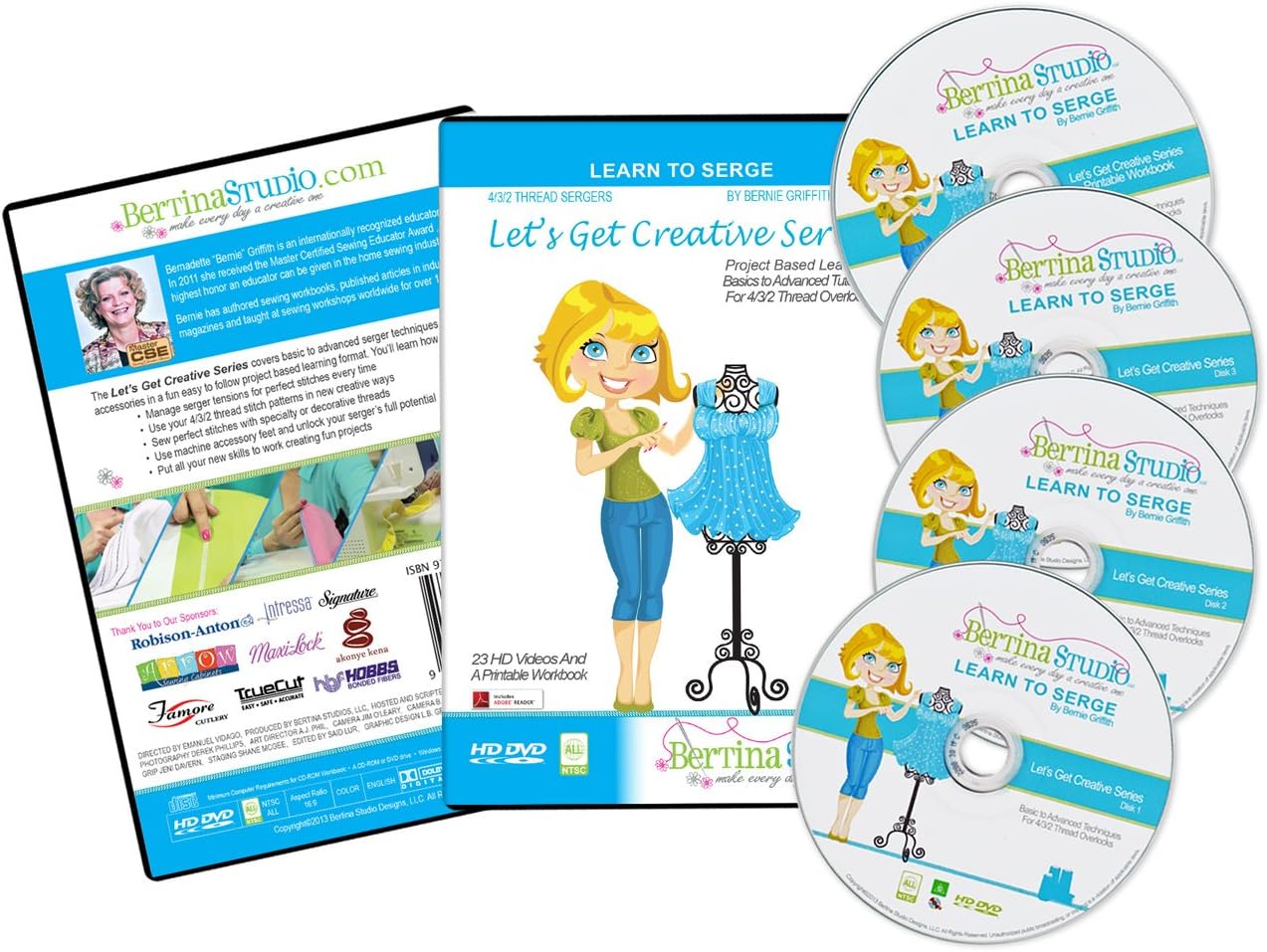 Let's Get Creative 4-thread Serger Video Workbook