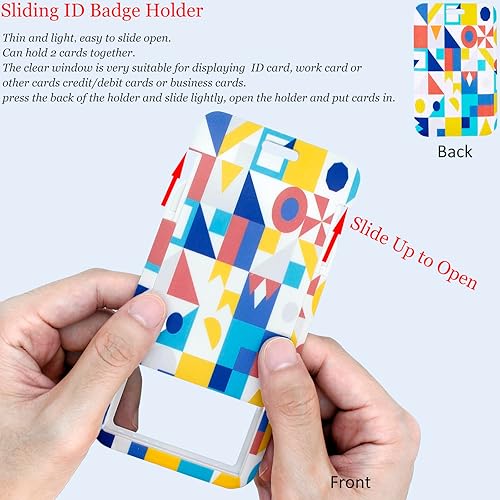 Miniatura 3 de BIHRTC Cordón de silicona con cuentas para el cuello con soporte para credencial de identificación, ajustable, lindo cordón para profesores, llavero