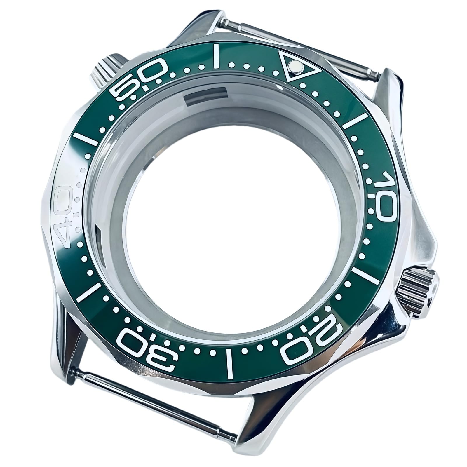 41mm Diver Gehäuse 316L Edelstahl Saphirglas Wasserdicht NH34 NH35 NH36 NH38 Mod Teile for Omega Seamaster Diver 300M