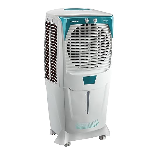 Crompton Ozone 75 Litres Desert Air Cooler for home | Large & Easy Clean Ice Chamber | 4-Way Air Deflection | High Density Honeycomb Pads | Everlast Pump | Auto Fill| 3 Year Brand Warranty