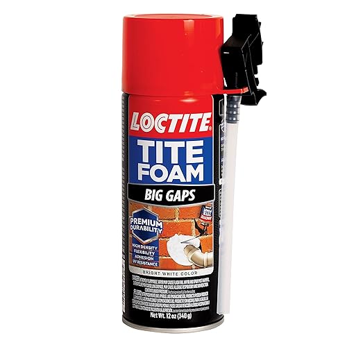 Miniatura 10 de Loctite Tite Foam Big Gaps - Sellador de espuma en aerosol, aislamiento de espuma expansible de poliuretano, lata de 12 onzas líquidas, paquete de 2