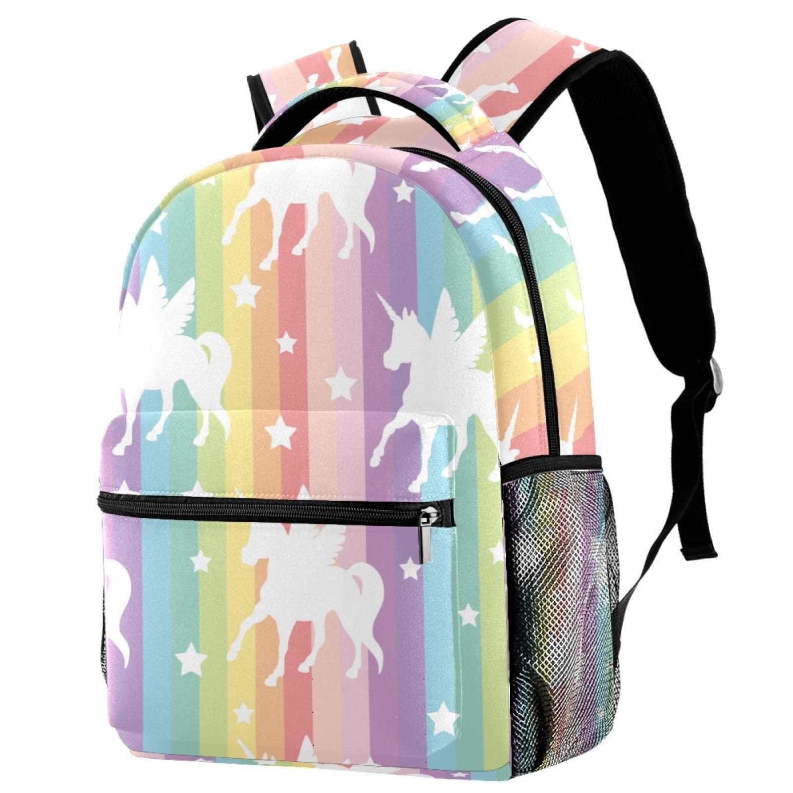 Sac à dos de voyage coloré arc-en-ciel, le cadeau idéal pour le campus - 7