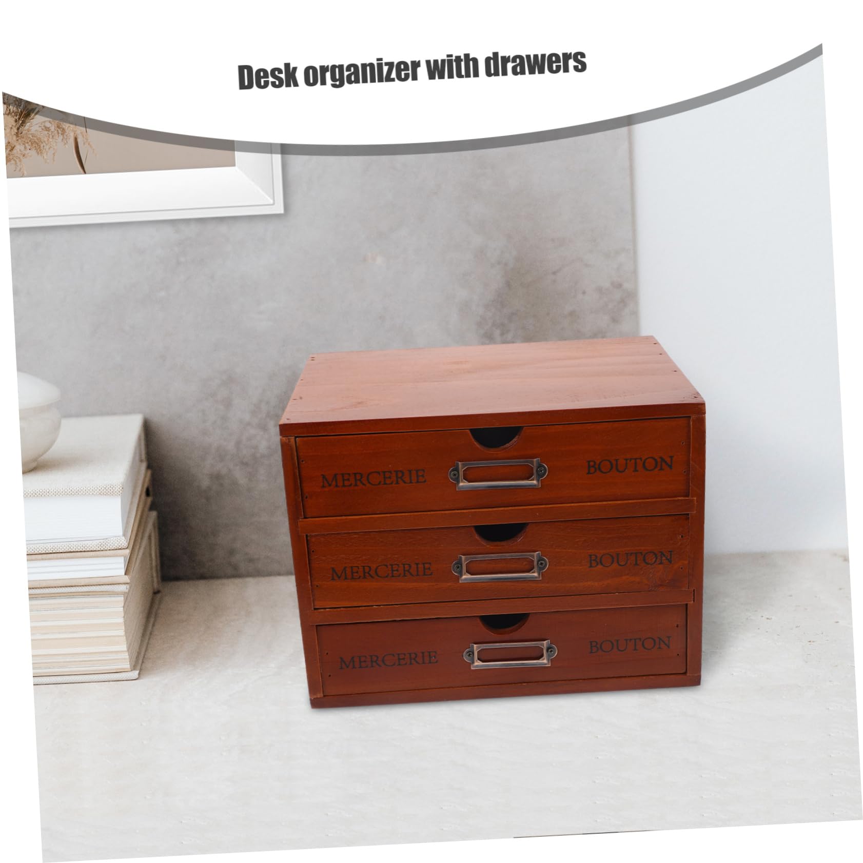 Cabilock Organiseur De Bureau à Boîte De Rangement à Niveaux Pour Bijoux Bibelots Et Articles De Papeterie Tiroir Pour Bureau