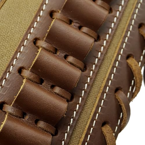 Miniatura 7 de Fundas para rifles de cuero vacuno con soporte de carcasa de cartucho 30-06, .308, .223, 45-70 .410