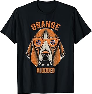 Orange Blooded Tennessee Hound Native Home TN State Pride T-Shirt